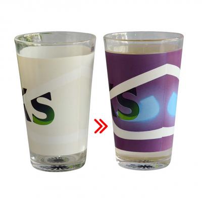 15oz color-changing glass
