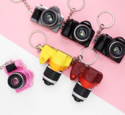 Camera shape keychain