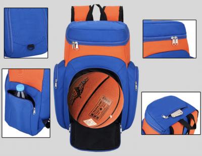 Backpack with ball compartment