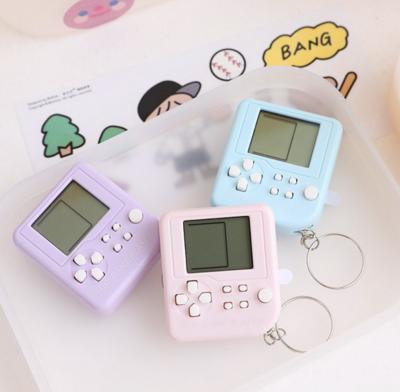 mini retro tetris game console