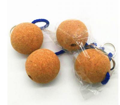 Cork keychain