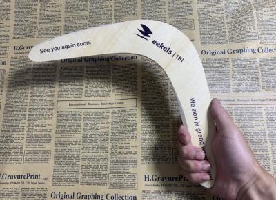 wooden boomerang