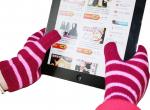 Touch screen gloves for iphone ,ipad
