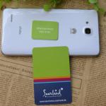Microfiber and silicone cellphone screen cleaner