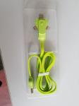 Rotatable 3 in 1 charging wire