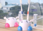 Tooth brush holder & timer