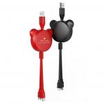 Stretchable 3 in 1 Charging Cable