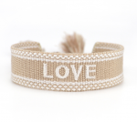 Polyester braided bracelet
