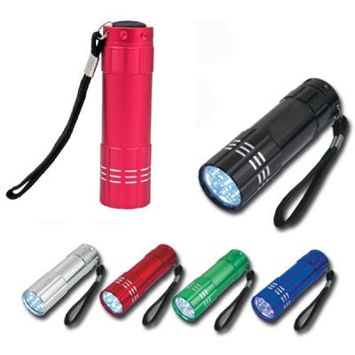 Aluminum LED Flashlight with Strap