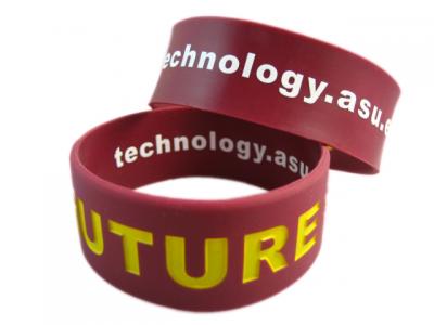 Wide Silicone Wristband