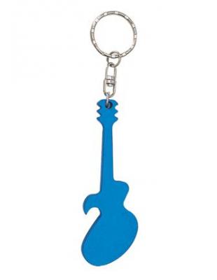 Guitar keychain with bottle opener