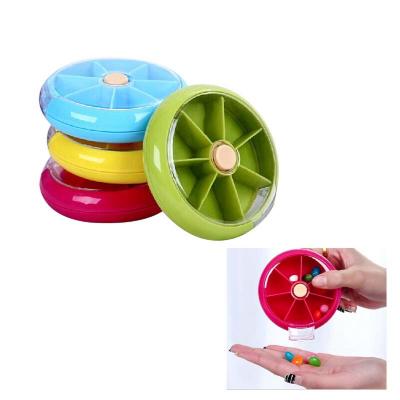 7 Day Round Twist Pill Box