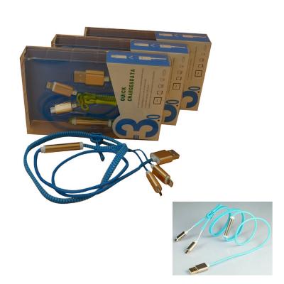 2 in 1 Zipper Charging Cable