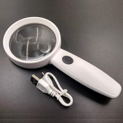 Magnifier with LED light
