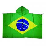 World Cup Soccer Fans Flag Hooded Cape