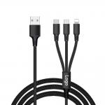 Nylon 3-in-1 Charging Cable
