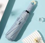Retractable umbrella with carabiner